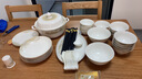 洛威大好河山62件景德鎮陶瓷餐具套裝碗碟套裝家用喬遷新居碗盤(pán)套裝 曬單實(shí)拍圖
