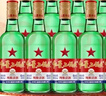 紅星二鍋頭 大二 清香型白酒 56度 500ml*12瓶 整箱裝 純糧口糧酒 曬單實拍圖
