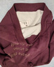 百圖betu女裝冬季新款衛(wèi)衣字母刺繡內(nèi)里磨毛連帽衛(wèi)衣女2410T55 梅子色 S 曬單實拍圖