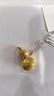 六福珠寶Goldstyle·X足金絲絨葫蘆鉆石黃金吊墜掛墜不含項鏈 HEA0001DS 總重19.22克大版 曬單實(shí)拍圖