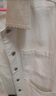 森馬（Semir）森柔牛仔|牛仔外套女中長款燈芯絨翻領(lǐng)秋季落肩寬松103524109001 曬單實(shí)拍圖