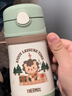 膳魔師（THERMOS）兒童吸管保溫杯超輕316L不銹鋼把手學(xué)生杯幼兒園嬰兒水杯上學(xué)TCKC 曬單實(shí)拍圖