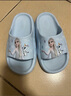 迪士尼愛(ài)莎公主女童夏季戶(hù)外防滑拖鞋浴室沙灘涼拖一字拖F2716F 淺藍210 曬單實(shí)拍圖