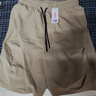 名創(chuàng  )優(yōu)品（MINISO）短褲男2025新款美式潮牌工裝褲夏季戶(hù)外機能風(fēng)寬松中褲 卡其 L 曬單實(shí)拍圖