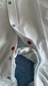 貝肽斯胎脂皮嬰兒衣服春秋季連體衣新生兒男女寶寶長袖哈衣爬服新款 曬單實(shí)拍圖