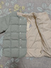 戴維貝拉（DAVE＆BELLA）童裝女童羽絨內(nèi)膽男童羽絨服兒童冬裝90絨保暖衣服幼兒寶寶上衣 灰綠【DB15316】 90 cm（建議身高80-90cm） 曬單實拍圖