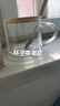 【采銷推薦】玻璃水杯牛奶杯早餐大肚杯帶蓋勺咖啡泡茶杯簡(jiǎn)約啤酒 簡(jiǎn)約杯+竹蓋+木柄勺 350ml 1只 曬單實(shí)拍圖
