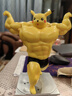 我思我夢(mèng) 寵物小精靈肌肉猛男皮卡丘手辦擺件模型小火龍公仔杰尼龜妙蛙種子男生惡搞怪送男朋友兒童生日禮物 肌肉皮卡丘【19cm】 曬單實(shí)拍圖