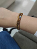 靈木閣天然芽莊奇楠沉香手串王菲同款雙圈疊戴木質(zhì)女士手鏈多圈佛珠禮物 4mm雙圈奇楠沉香【金蓮碎金款】 曬單實(shí)拍圖