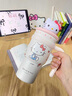 LIKE BB三麗鷗hellokitty保溫杯子大容量吸管水杯女生高顏值可愛冰霸禮物 凱蒂貓-700ml【316控溫-保溫/保冷】 送杯刷+DIY 曬單實拍圖