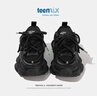 天美意（TEENMIX）天美意兒童運動(dòng)鞋2024春秋新款女童透氣網(wǎng)面老爹休閑跑步鞋中大童 黑色 37 內長(cháng)232mm腳長(cháng)222mm 曬單實(shí)拍圖