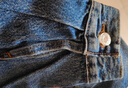Levi's李維斯冬季女士復(fù)古巴恩風(fēng)翻領(lǐng)水洗時(shí)尚潮流牛仔夾克外套 藍(lán)色 S 曬單實(shí)拍圖