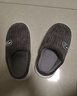 回力純色男女棉拖室內外穿防滑鎖溫加絨棉拖鞋HL1021灰色42-43碼 曬單實(shí)拍圖
