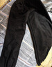 頂峰保羅（Dingfengbaoluo）美式燈芯絨休閑褲男秋冬束腳衛褲加絨加厚雪尼爾K901黑色L 曬單實(shí)拍圖