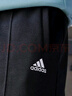 adidas休閑加絨加厚毛圈布束腳運動(dòng)褲男女秋冬阿迪達斯官方輕運動(dòng) 黑色   M 曬單實(shí)拍圖