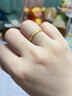 自由說(shuō)爆閃碎金碎碎冰戒指男女款越南仿沙金閉口指環(huán)情侶對(duì)戒生日禮物 戒指默認(rèn)發(fā)7號(hào)，其他尺寸備注 曬單實(shí)拍圖