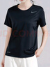 耐克（NIKE）短袖女裝 2026夏季新款運動(dòng)服跑步速干衣瑜伽圓領(lǐng)半袖透氣冰絲T恤 010黑色/速干/曬圖退5 M 【160】體重105~115斤左右 曬單實(shí)拍圖