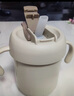 沃德百惠（WORTHBUY）316不銹鋼兒童水杯雙飲吸管便攜帶蓋牛奶杯寶寶防燙防摔喝水杯子 雙柄杯-316赫赫熊-小號- 300ml 曬單實(shí)拍圖
