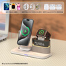 aresh無(wú)線(xiàn)充電器三合一多功能適用蘋(píng)果17/16/15磁吸MagSafe耳機apple watch S11手表支架iphone12ProMax 黑色【QI2認證+時(shí)鐘+鬧鐘+夜燈】配充電頭套裝 曬單實(shí)拍圖