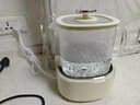 九陽(yáng)（Joyoung）凈萃養生壺迷你家用全玻璃煮茶器 輕音燉煮 1L辦公室0金屬0膠水恒溫燒水壺 WY103 曬單實(shí)拍圖