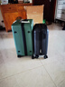 不萊玫行李箱女拉桿箱男旅行箱大容量學(xué)生托運密碼箱子22英寸plus 綠色 曬單實(shí)拍圖