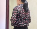PORTS寶姿 新品女裝復古小立領(lǐng)長(cháng)袖襯衫LN9B010JPS019 黑色印花 XS (2) 曬單實(shí)拍圖