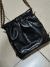 CHARLES&KEITH迷你菱格流浪包單肩斜挎雙肩包包女包生日禮物CK2-60782390 Black黑色 S 曬單實(shí)拍圖