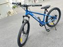 喜德盛兒童自行車(chē)小王子變速車(chē)7速青少年學(xué)生通勤運動(dòng)騎行單車(chē)藍銀色 曬單實(shí)拍圖