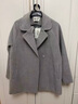 AEMAPE反季特價(jià)感呢子大衣女2025新款灰色秋冬季毛呢外套韓系小個(gè)子 灰色  L -120-135斤 曬單實(shí)拍圖