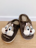 樸西兒童迪士尼卡通奇奇冬季棉拖鞋室內防撞保暖厚底防滑居家棉拖鞋 奇奇 36-37 （240mm） 曬單實(shí)拍圖