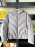 波司登（BOSIDENG）25新款羽絨服女短款90絨連帽時(shí)尚休閑氧氣系列保暖外套B250245242 太空銀灰8H05 S 160/84A 體重約110-125斤 曬單實(shí)拍圖