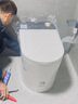九牧（JOMOO）黑魔方無(wú)水壓旋風(fēng)魔力泡免觸翻蓋NFC輕智能馬桶SQ9650-SA-CJM305 曬單實(shí)拍圖