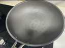愛(ài)仕達（ASD）炒鍋無(wú)涂層純鈦炒菜鍋鈦鍋防粘0涂層燃氣電磁爐通用32cm適合3-5人 曬單實(shí)拍圖