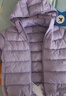 優(yōu)衣庫童裝男童女童高級輕型羽絨連帽外套帽子可拆卸471377 71 淺藍紫色 150 曬單實(shí)拍圖