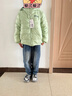 雪中飛kids兒童羽絨服輕薄保暖外套2025新款男女童裝秋冬季洋氣羽絨上衣 薄荷綠4254 140 曬單實(shí)拍圖
