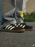 adidas「T頭鞋」STADT經(jīng)典時(shí)尚薄底運動(dòng)板鞋男女阿迪達斯三葉草   黑色/漢玉白/淺猩紅   41 曬單實(shí)拍圖