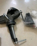 德力西臺鉗小型多功能家用萬(wàn)向迷你小臺虎桌鉗工作臺桌平口臺虎鉗 曬單實(shí)拍圖