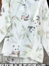 威爾貝魯（WELLBER）兒童睡衣家居服男女童竹棉紗布家居套裝25春夏花園小兔長(zhǎng)袖100 曬單實(shí)拍圖