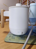QCSK德國200w小功率燒水壺學(xué)生寢室宿舍用電熱杯低小型養生壺泡面 白色單檔【200瓦】 0.6L 曬單實(shí)拍圖