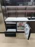 尊貴（ZUNGUI）BCD-198WQB 198升臥式冰箱家用變頻風冷智能小型柜式三門抽屜式嵌入式矮櫥柜 黑色鋼化玻璃面板 曬單實拍圖