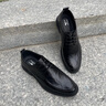 七匹狼皮鞋男士冬季2025新款頭層牛皮軟底正裝商務(wù)鞋真皮英倫風(fēng)休閑皮鞋 黑色 41 曬單實(shí)拍圖