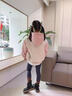 靚貝城堡女童外套秋冬款2025新款洋氣女寶寶棉服加絨加厚上衣兒童冬裝棉衣 粉色 110cm 曬單實拍圖