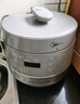 美的（Midea）【國家補貼】0涂層精鋼厚釜電壓力鍋5L雙膽全自動(dòng)智能預約家用煲湯煮飯電飯煲C5856G高壓鍋4-6人 曬單實(shí)拍圖