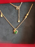 潮宏基 黃金葫蘆項鏈足金鎏彩葫蘆吊墜套鏈福牌生日禮物女 計價(jià) 鏈長(cháng)約40cm+ 6.7克 曬單實(shí)拍圖