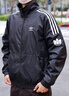 adidas休閑簡(jiǎn)約三條紋梭織立領(lǐng)夾克外套男裝秋季阿迪達斯三葉草   黑色 (偏小，推薦買(mǎi)大1碼)   L 曬單實(shí)拍圖
