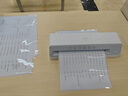 得力辦公塑封機家用塑封機 a4壓膜機相片過(guò)膠機迷你照片過(guò)塑機文件書(shū)畫(huà)塑膜機熱裱覆膜小型商用過(guò)塑機 顏值款+100張A4塑封膜 曬單實(shí)拍圖