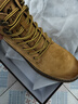 駱駝（CAMEL）【王俊凱同款】馬丁靴男鞋秋冬2025新款大黃靴女戶(hù)外工裝登山靴子 G13W379132 金黃色 43 曬單實(shí)拍圖