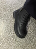 達(dá)芙妮加絨馬丁靴女秋冬短靴冬季雪地靴子皮鞋4024608093 絨黑 39 曬單實(shí)拍圖