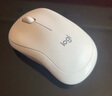 羅技（Logitech）M221 輕音鼠標 無(wú)線(xiàn)鼠標 辦公鼠標 對稱(chēng)鼠標 帶無(wú)線(xiàn)微型接收器 米白色 曬單實(shí)拍圖