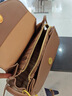包包新款單肩斜挎包休閑小象女簡(jiǎn)約百搭大氣包包女式2025新款 咖啡色 深卡色 曬單實(shí)拍圖